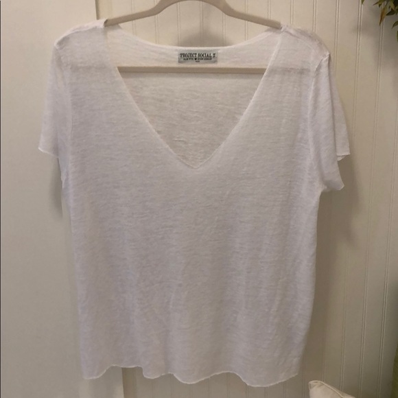 Project Social T Tops - B2G1* Sheer v neck top